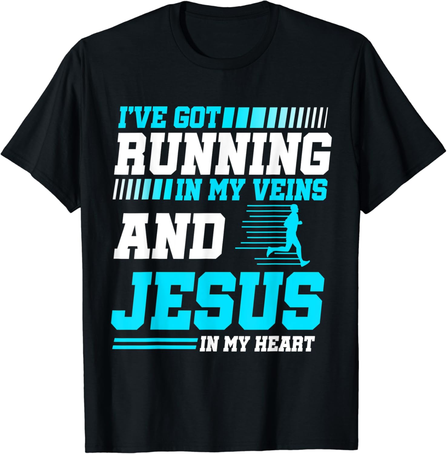 Christian Running Runner Funny Half Marathon 5k TShirt